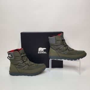 NEW Sorel Whitney Short Lace Waterproof Boots